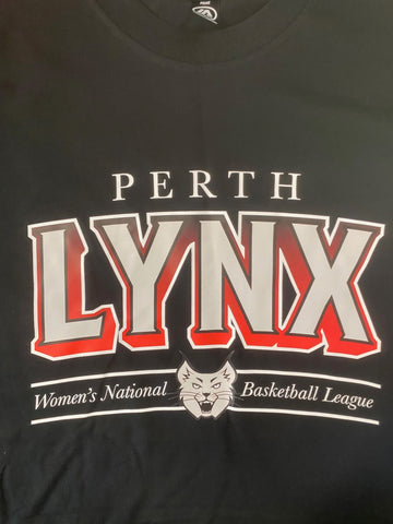 Perth Lynx Black Retro Tees
