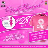 NBL1 Pink Round Tee Shirts