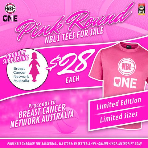 NBL1 Pink Round Tee Shirts